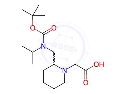 Chemical structure of [2-(tert-Butoxycarbonyl-ethyl-amino)-cyclohexylamino]-acetic acid