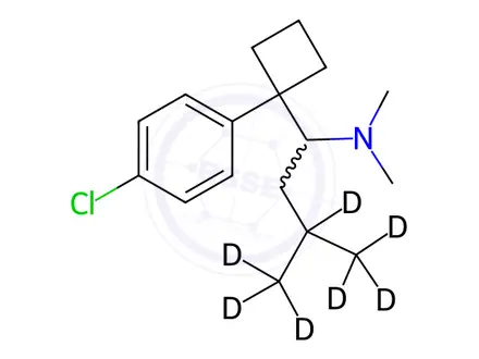 Chemical structure of Sibutramine-d7 Hydrochloride