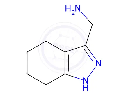 Chemical structure of (4,5,6,7-Tetrahydro-2H-indazol-3-yl)methanamine