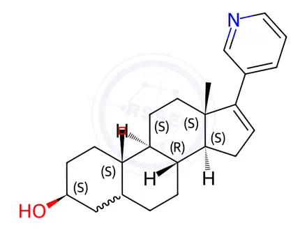 Chemical structure of Abiraterone Acetate Impurity 120