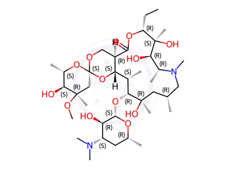 Chemical structure of Azithromycin EP Impurity K