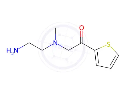 Chemical structure of 2-((2-Aminoethyl)(methyl)amino)-1-(thiophen-2-yl)ethanone