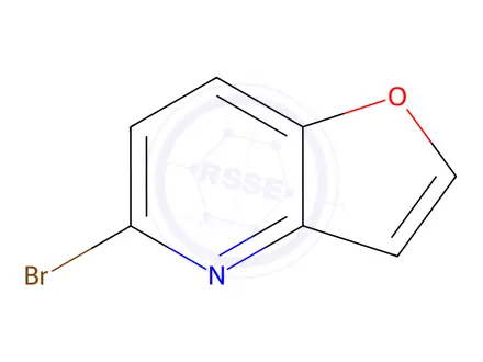 Chemical structure of 5-bromofuro[3,2-b]pyridine