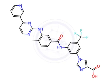 Chemical structure of Nilotinib Impurity 18