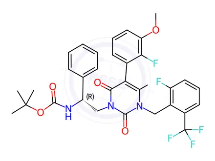 Chemical structure of Elagolix Impurity 9