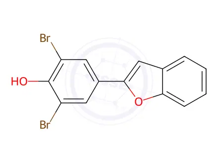 Chemical structure of Benzbromarone Impurity 4