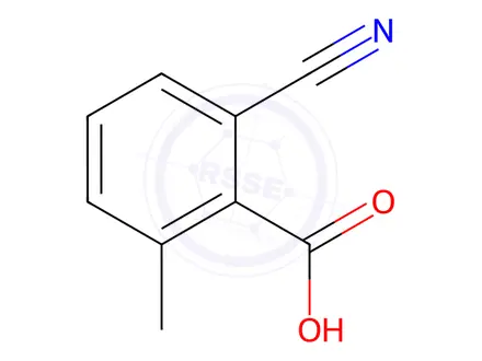 Chemical structure of 2-Cyano-6-methylbenzoic acid
