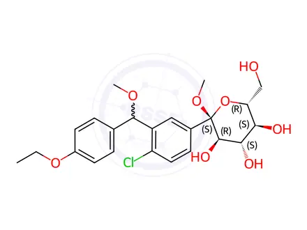 Chemical structure of Dapagliflozin Impurity 233