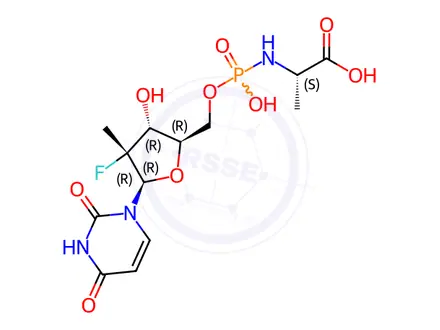 Chemical structure of sofosbuvir impurity 33