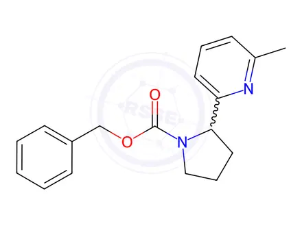 Chemical structure of Benzyl 2-(6-methylpyridin-2-yl)pyrrolidine-1-carboxylate