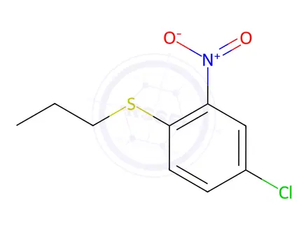 Chemical structure of 4-Chloro-2-nitro-1-(propylthio)benzene
