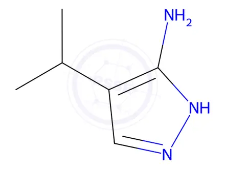 Chemical structure of 4-Isopropyl-1H-pyrazol-3-amine (BSC)