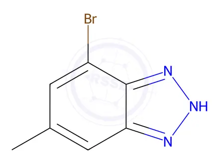 Chemical structure of 7-Bromo-5-methyl-1H-benzo[d][1,2,3]triazole