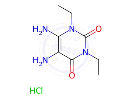 Chemical structure of 5,6-Diamino-1,3-diethylpyrimidine-2,4(1H,3H)-dione Hydrochloride