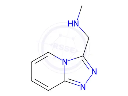 Chemical structure of 1-([1,2,4]Triazolo[4,3-a]pyridin-3-yl)-N-methylmethanamine