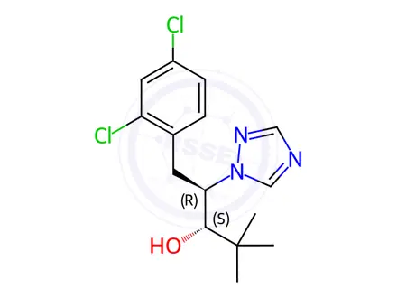 Chemical structure of Diclobutrazol