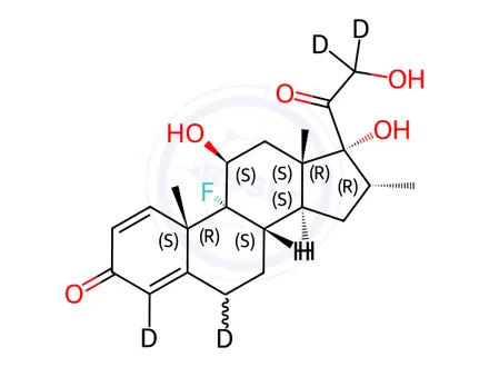 Chemical structure of Dexamethasone D4