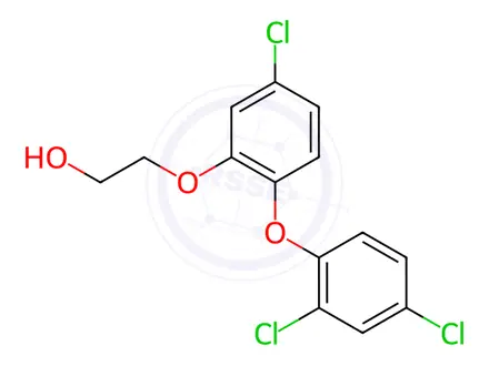 Chemical structure of Triclosan Impurity 2