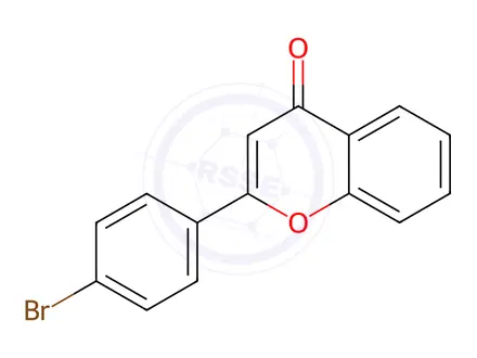 Chemical structure of 4’-Bromoflavone
