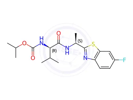 Chemical structure of (R,S)-Benthiavalicarb-isopropyl