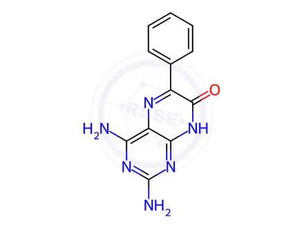 Chemical structure of Triamterene Impurity 4