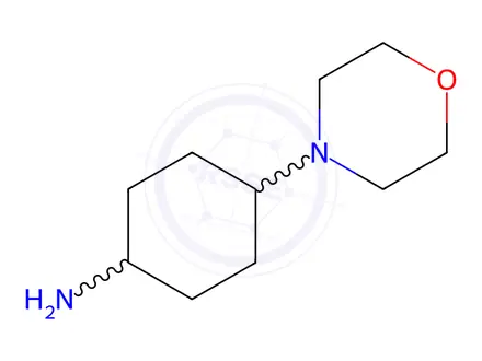 Chemical structure of (1r,4r)-4-Morpholinocyclohexanamine dihydrochloride
