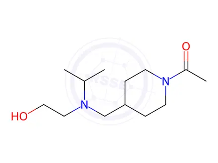 Chemical structure of 1-(4-(((2-Hydroxyethyl)(isopropyl)amino)methyl)piperidin-1-yl)ethanone
