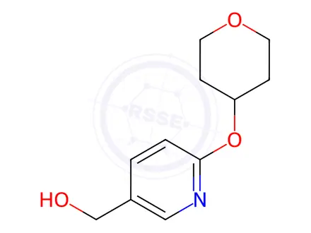 Chemical structure of [6-(oxan-4-yloxy)pyridin-3-yl]methanol