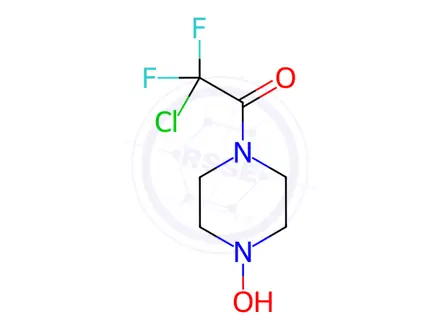 Chemical structure of Piperazine, 1-(chlorodifluoroacetyl)-4-hydroxy-(9CI)