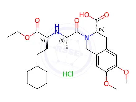 Chemical structure of Moexipril Cyclohexyl Analogue Hydrochloride
