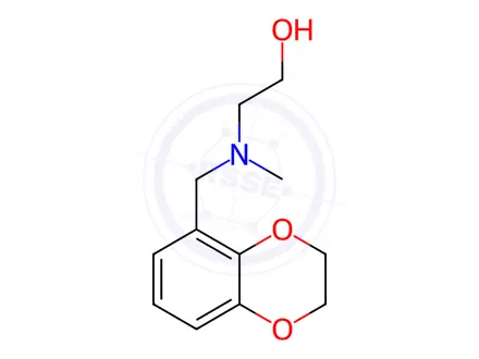 Chemical structure of 2-(((2,3-Dihydrobenzo[b][1,4]dioxin-5-yl)methyl)(methyl)amino)ethan-1-ol