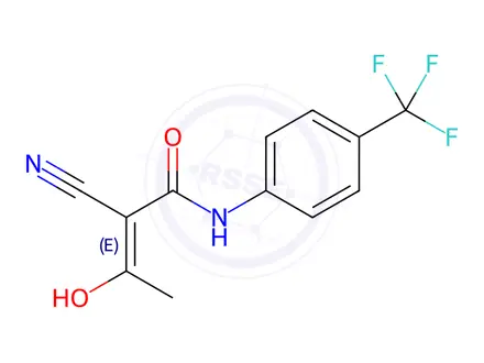 Chemical structure of Teriflunomide-E Isomer