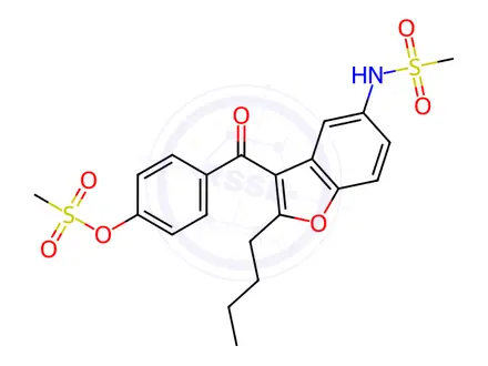 Chemical structure of Dronedarone Impurity 10