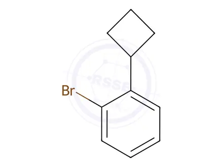 Chemical structure of 1-Bromo-2-cyclobutylbenzene