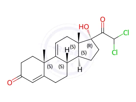 Chemical structure of Hydrocortisone Impurity 46