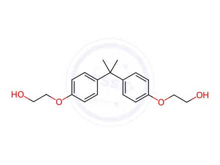 Chemical structure of Bisphenol A Bis(2-hydroxyethyl) Ether