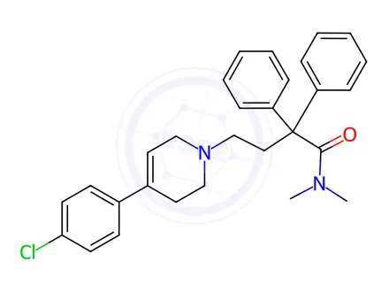 Chemical structure of Loperamide Impurity 8(Loperamide EP Impurity H)