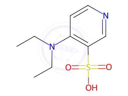 Chemical structure of 4-(Diethylamino)pyridine-3-sulfonic acid