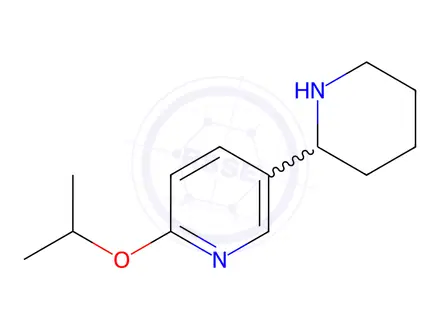 Chemical structure of 2-Isopropoxy-5-(piperidin-2-yl)pyridine