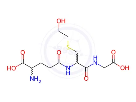Chemical structure of S-(2-Hydroxyethyl)glutathione Hydrochloride