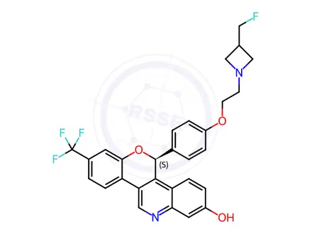 Chemical structure of Imlunestrant Impurity 2