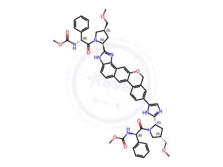 Chemical structure of Velpatasvir Impurity 16