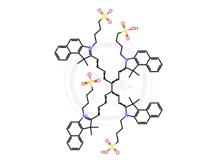 Chemical structure of Indocyanine Green Impurity K