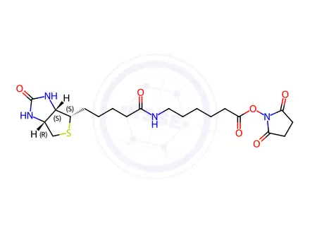 Chemical structure of Biotin Impurity 15
