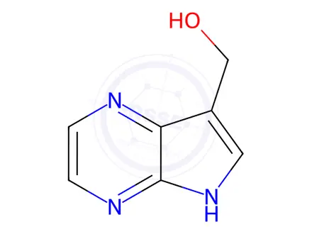 Chemical structure of (5H-Pyrrolo[2,3-b]pyrazin-7-yl)methanol