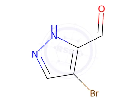 Chemical structure of 4-Bromopyrazole-3-carbaldehyde