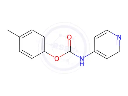 Chemical structure of (4-Methylphenyl) N-pyridin-4-ylcarbamate