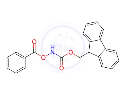 Chemical structure of (9H-Fluoren-9-yl)methyl benzoyloxycarbamate