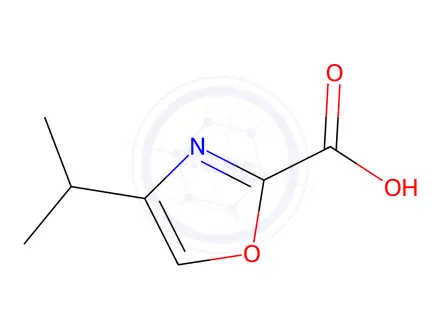 Chemical structure of 4-Isopropyl-2-oxazolecarboxylic Acid