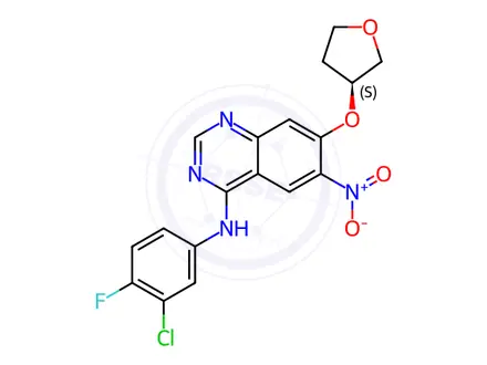 Chemical structure of Afatinib Impurity A